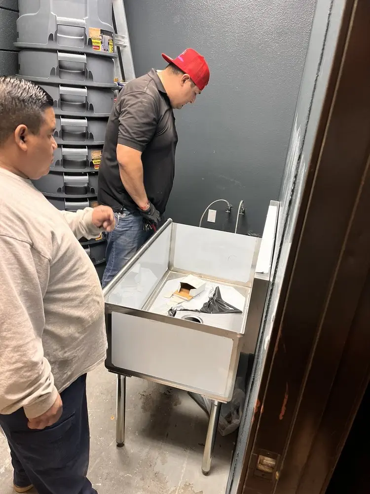 Commercial plumbing and sink installation in Lynwood